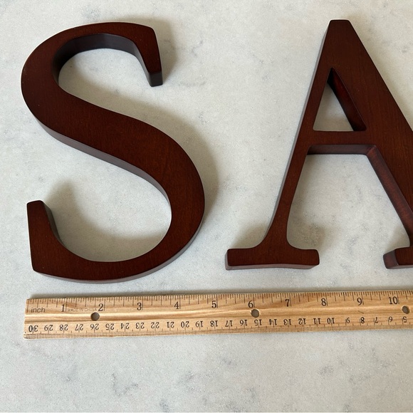 Pottery Barn Kids Wooden Letters S-A-M - Picture 14 of 14